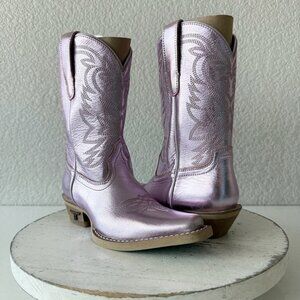 Lane Smokeshow Girls Purple Cowboy Boots Western Cowgirl Kids Childrens Size 12